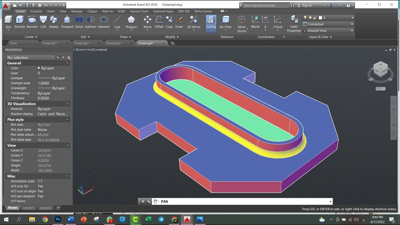 اوتوكاد 3D | مجسم