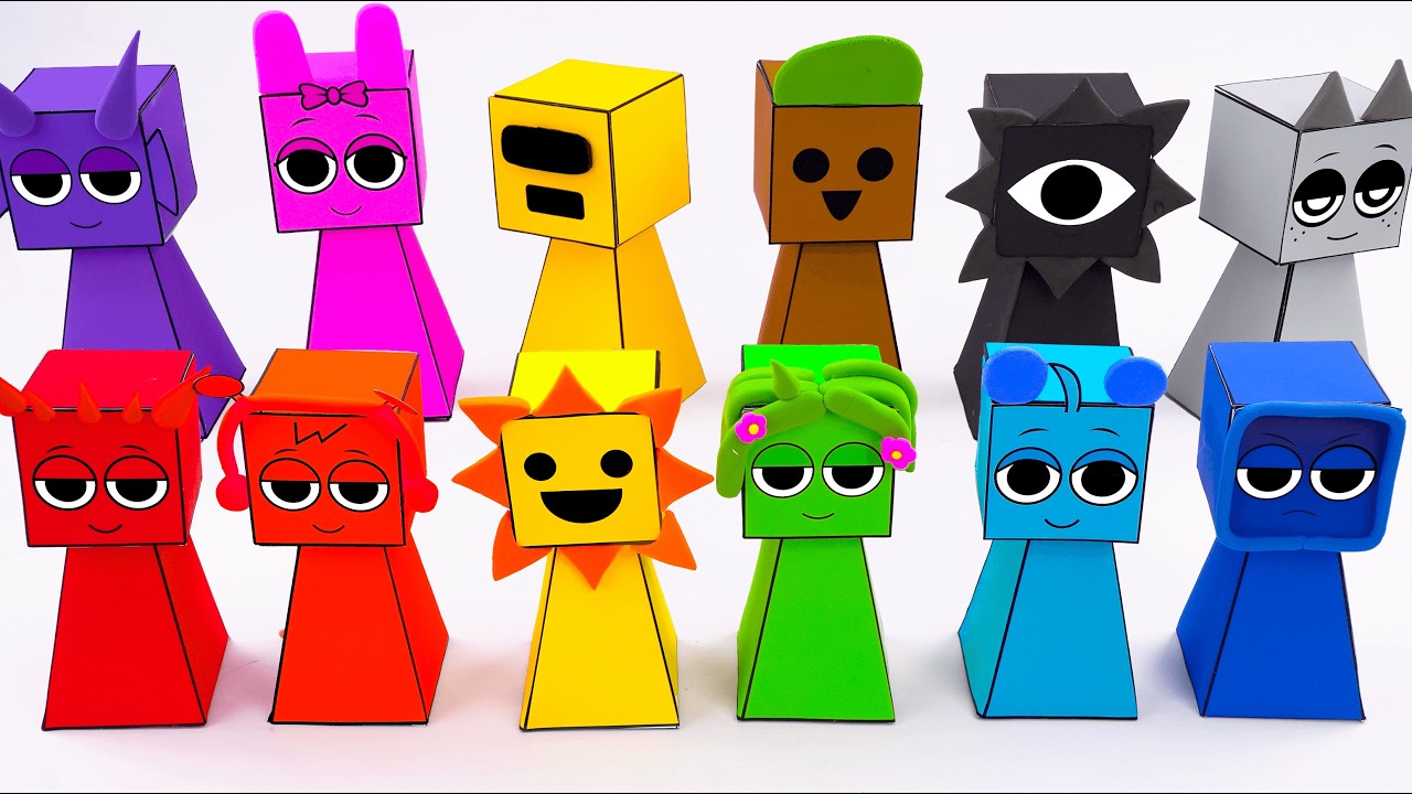 Paper DIY💖 Unboxing INCREDIBOX Blind Box, How to make Blind Bag