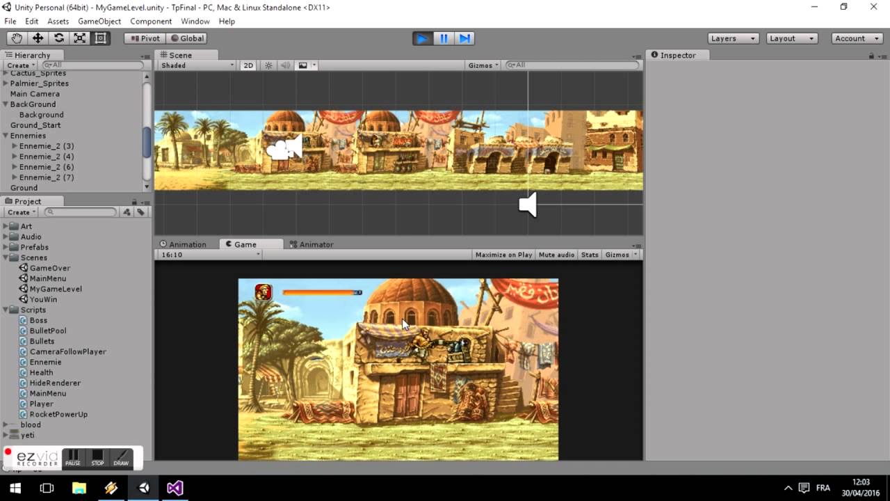 Unity Metal Slug 2D (C#)