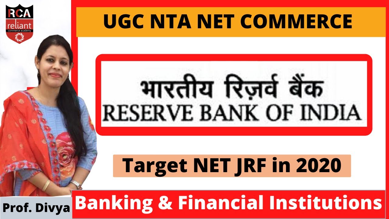 Reserve bank of India || Banking and Financial Institutions || UGC NET/JRF Commerce