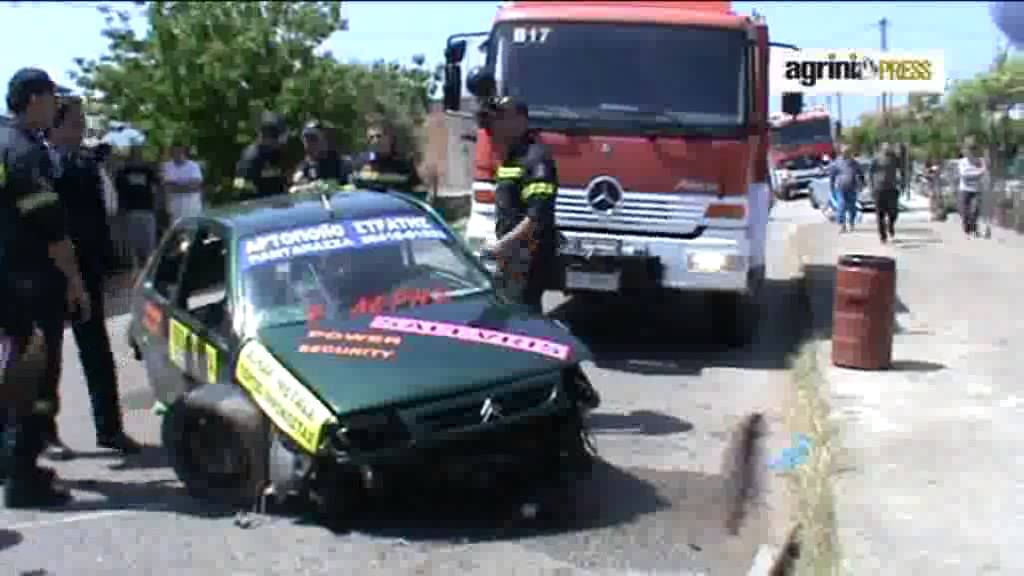 Τροχαίο δυστύχημα στην Παραβόλα 27-4-2013