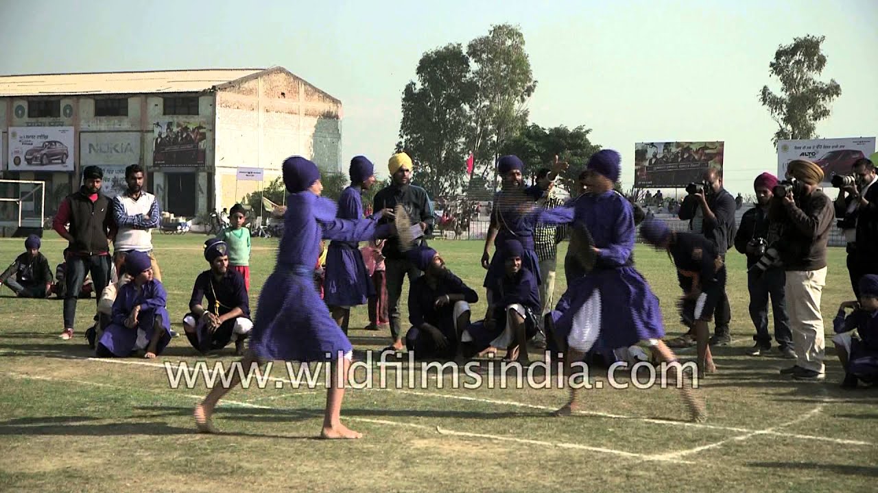 Nihang Sikh warriors perform 'Gatka'