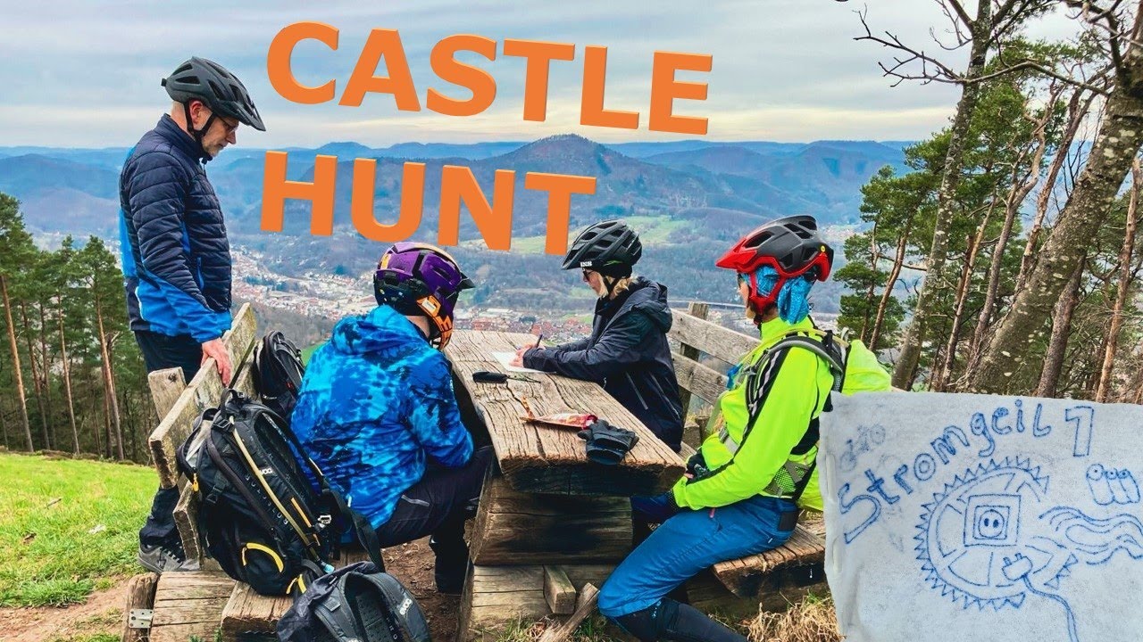 Der Pfalzbiker Castle Hunt! Eine (e)MTB Schnitzeljagd