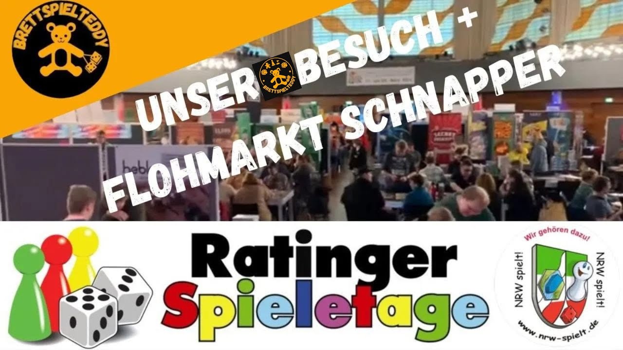 Ratinger Spieletage- Besuch und Flohmarkt Schnapper - Brettspiel Teddy