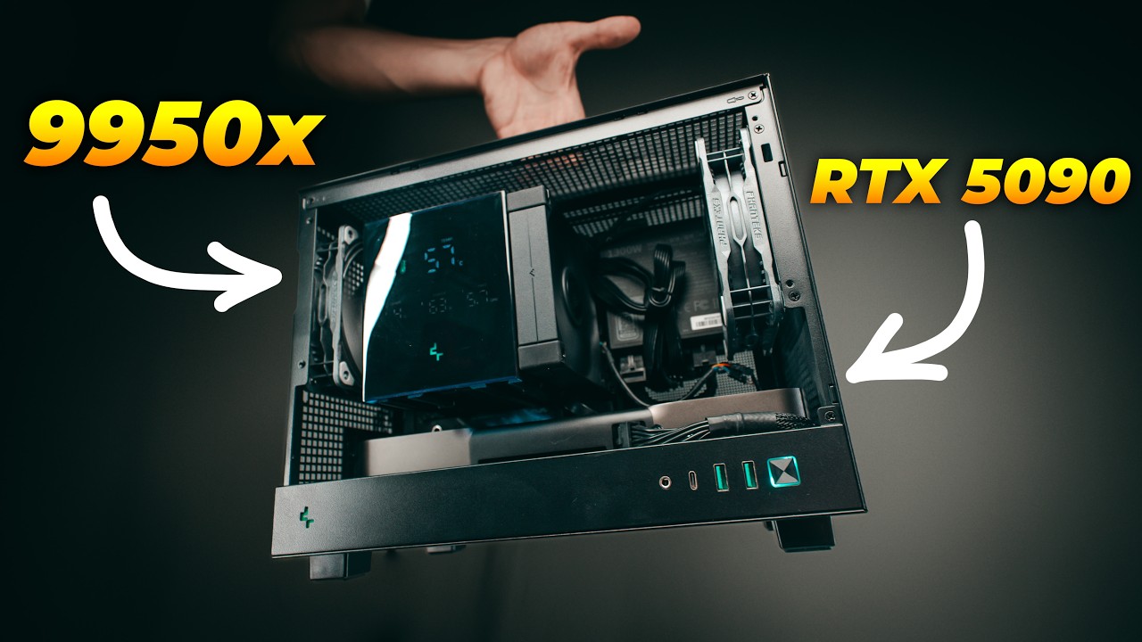 ULTIMATE Mini Creator Workstation PC - YES, BEST at EVERYTING! feat RTX 5090 + 9950x