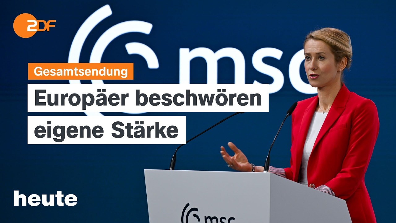 heute 19 Uhr vom 15.02.2026 Bilanz Münchner Sicherheitskonferenz, Iran im Schockzustand, Berlinale