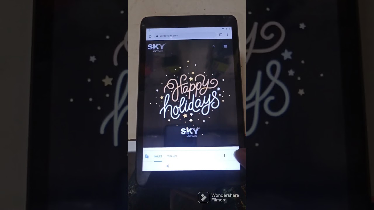 como eliminar la cuenta de Google  tablet  (Sky) device