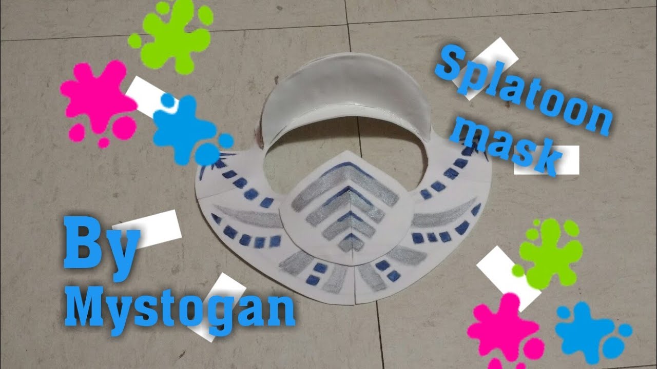 Splatoon Paintball mask tutorial/ How to DIY