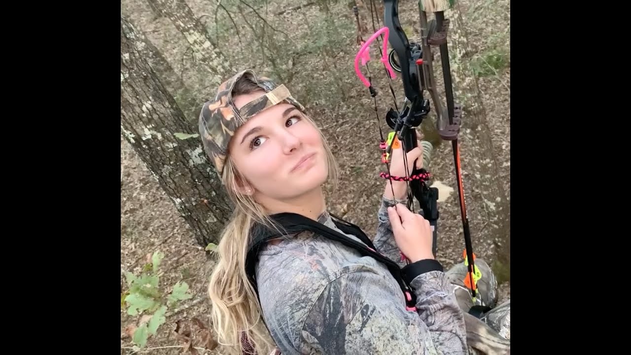Bow Hunting Deer Emma Stares Down A Doe