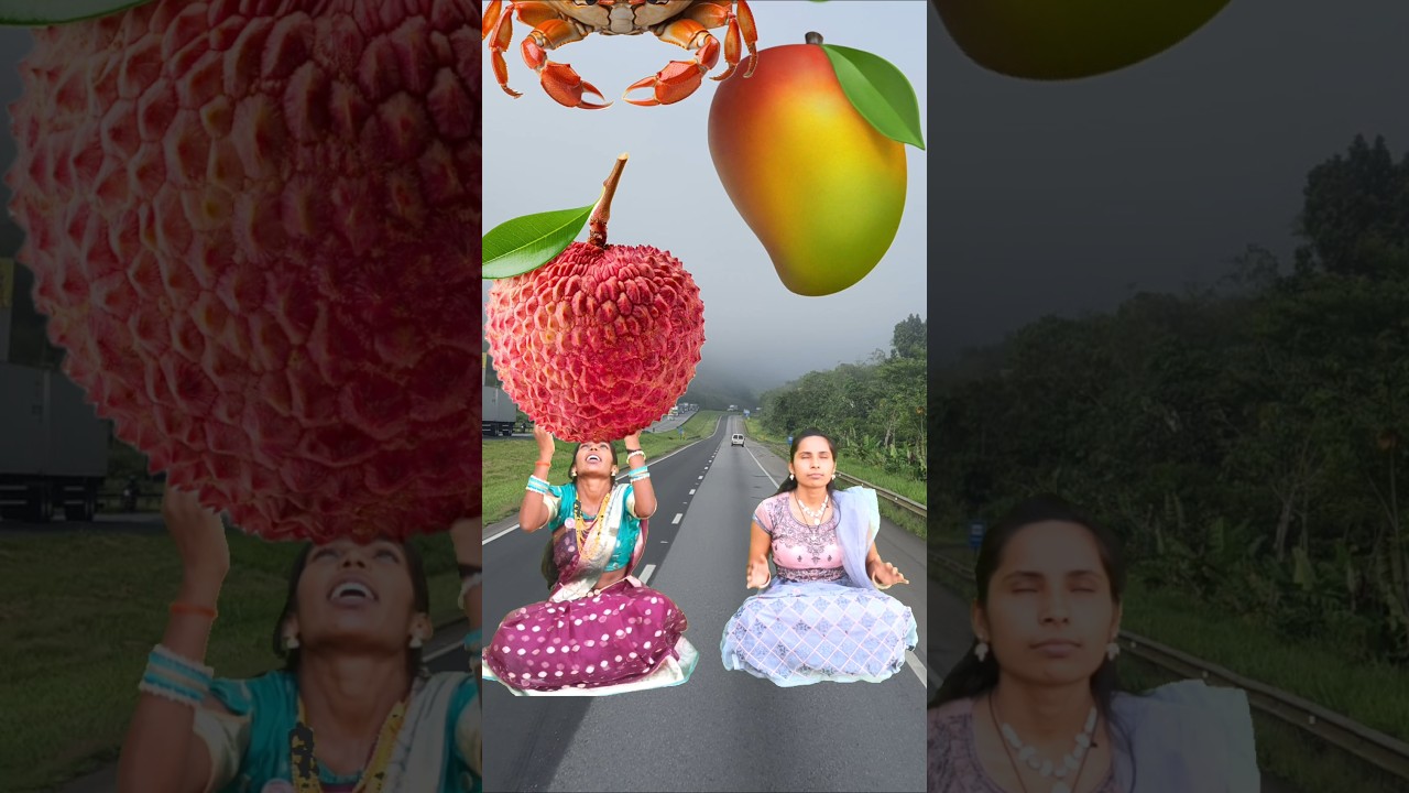 Wow lichi 🍓 wow mango 🥭 wow papita #youtubeshorts #funny #shotsvideo #new #viralvideo 😂