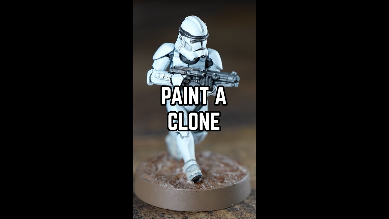 Paint a Clone Trooper #shorts