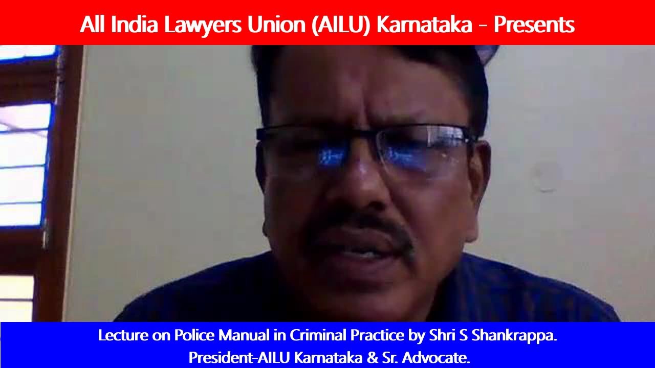 Lecture on Police Manual in Criminal Practice.  Dated 09-08-2020.  #19