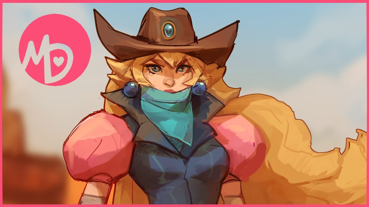 My first time using Clip Studio Paint! | Western Princess Peach | Speedpaint