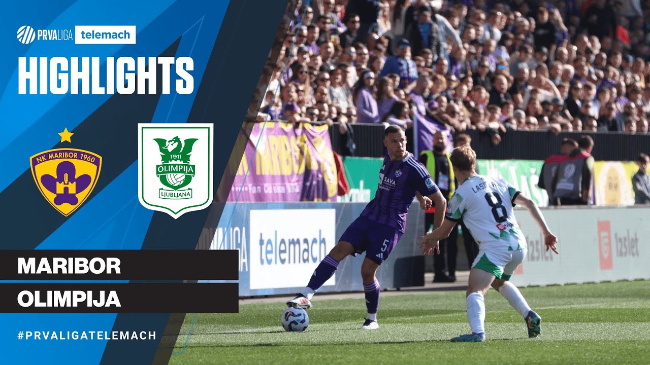 Maribor 1-0 Olimpija | 24. krog 2024/25 #PrvaLigaTelemach