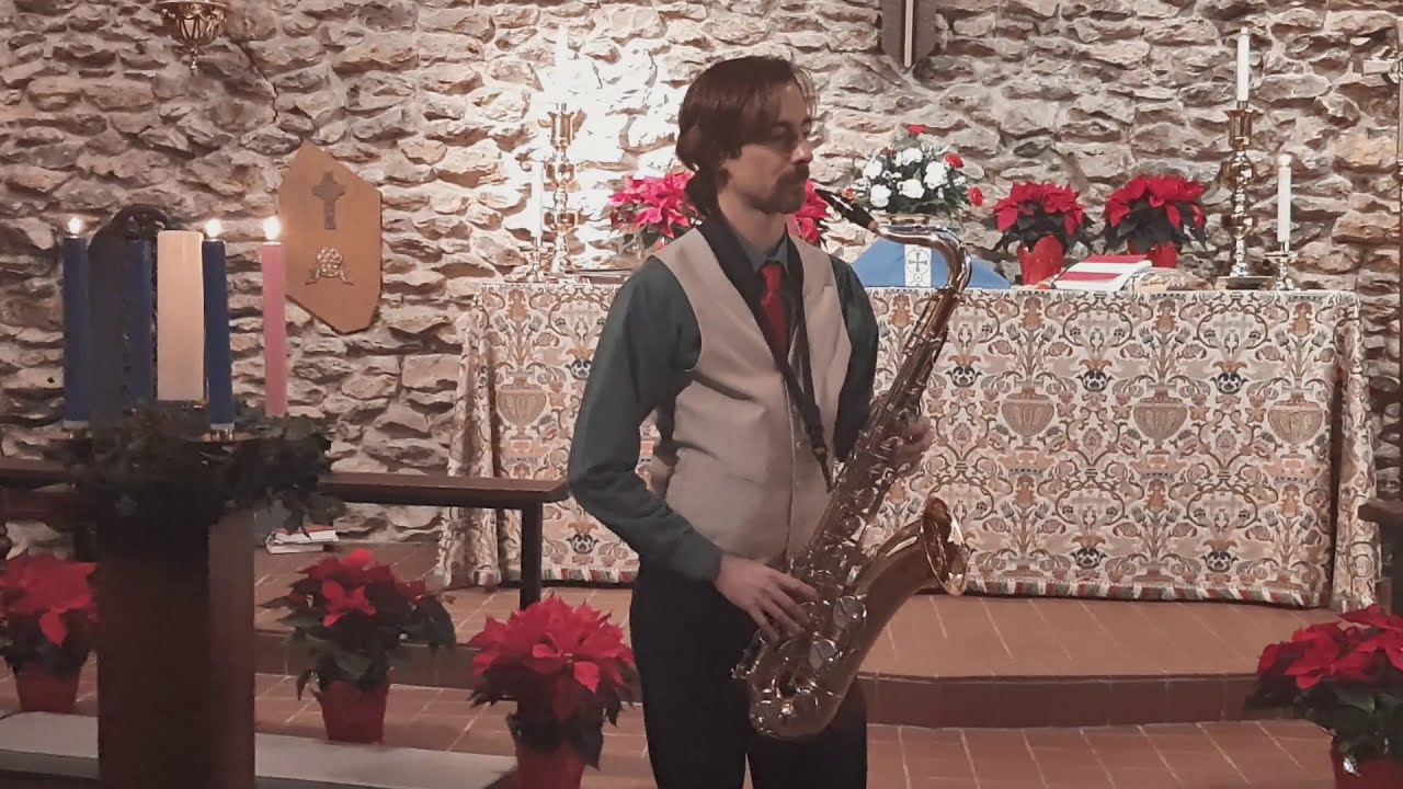 Veni redemptor gentium - Renaissance polyphony on saxophone.