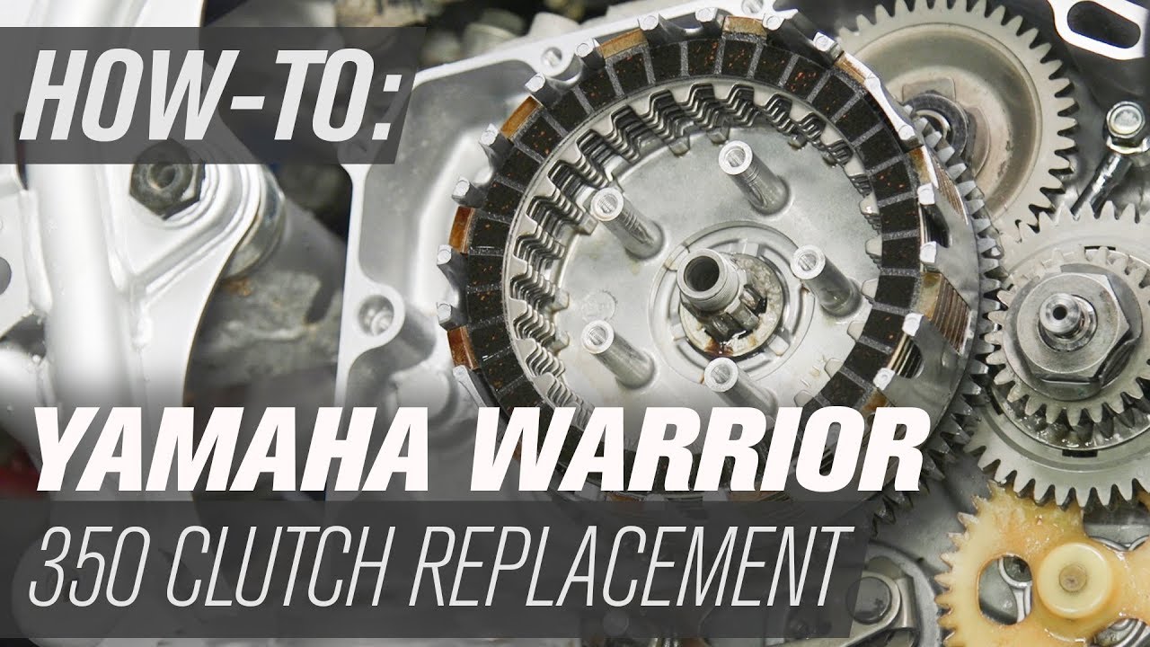 Как заменить сцепление на Yamaha Warrior 350