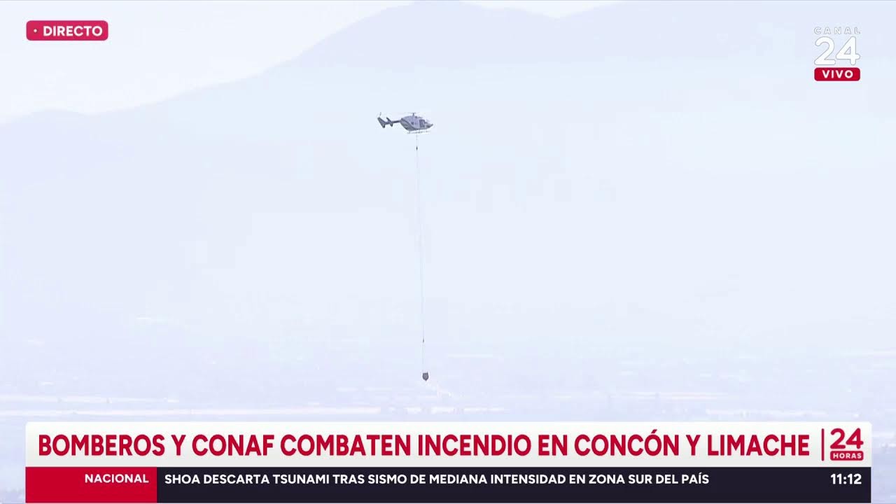 AHORA | 250 HECTÁREAS ARRASADAS POR INCENDIO EN CONCÓN Y LIMACHE