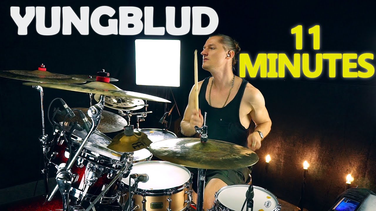 YUNGBLUD (w. Halsey) - 11 MINUTES - Drum Remix
