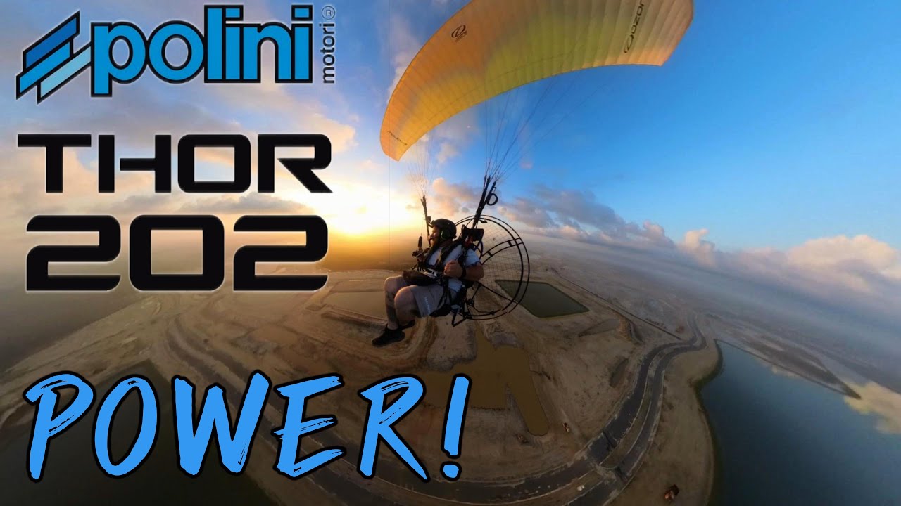 Polini Thor 202 Power on My Paramotor!
