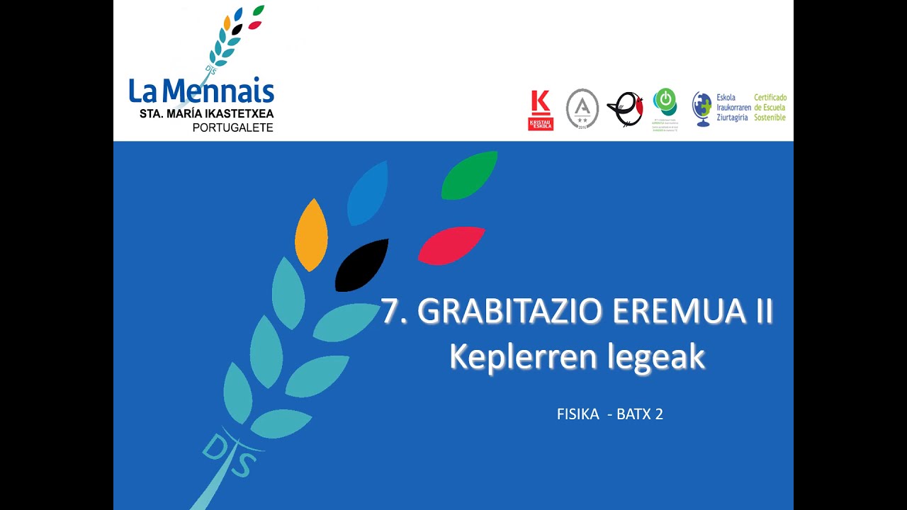 07b Grabitazio eremua Kepler legeak