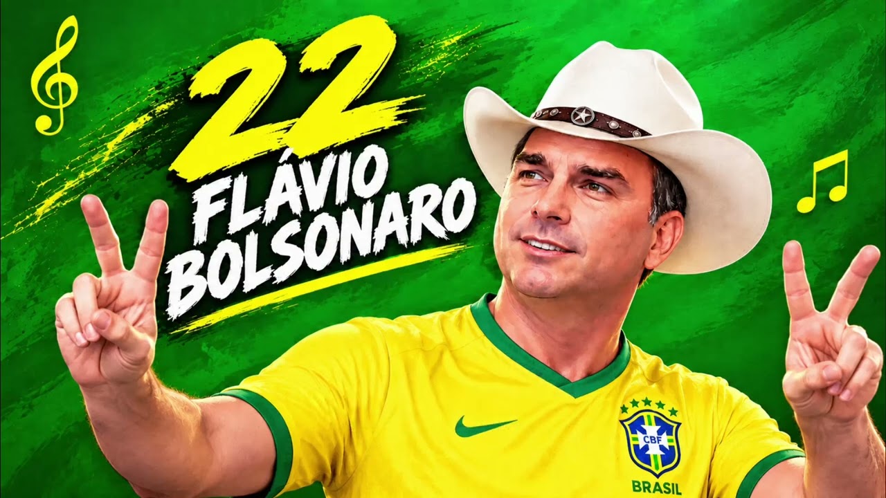 Flavio Bolsonaro 22 (Pagode) musica jingle (O Povo ja escolheu e 22)