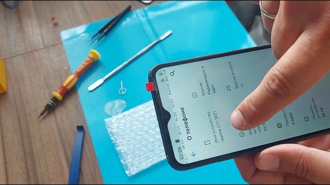 How to replace display on Realme c11 2021 phone