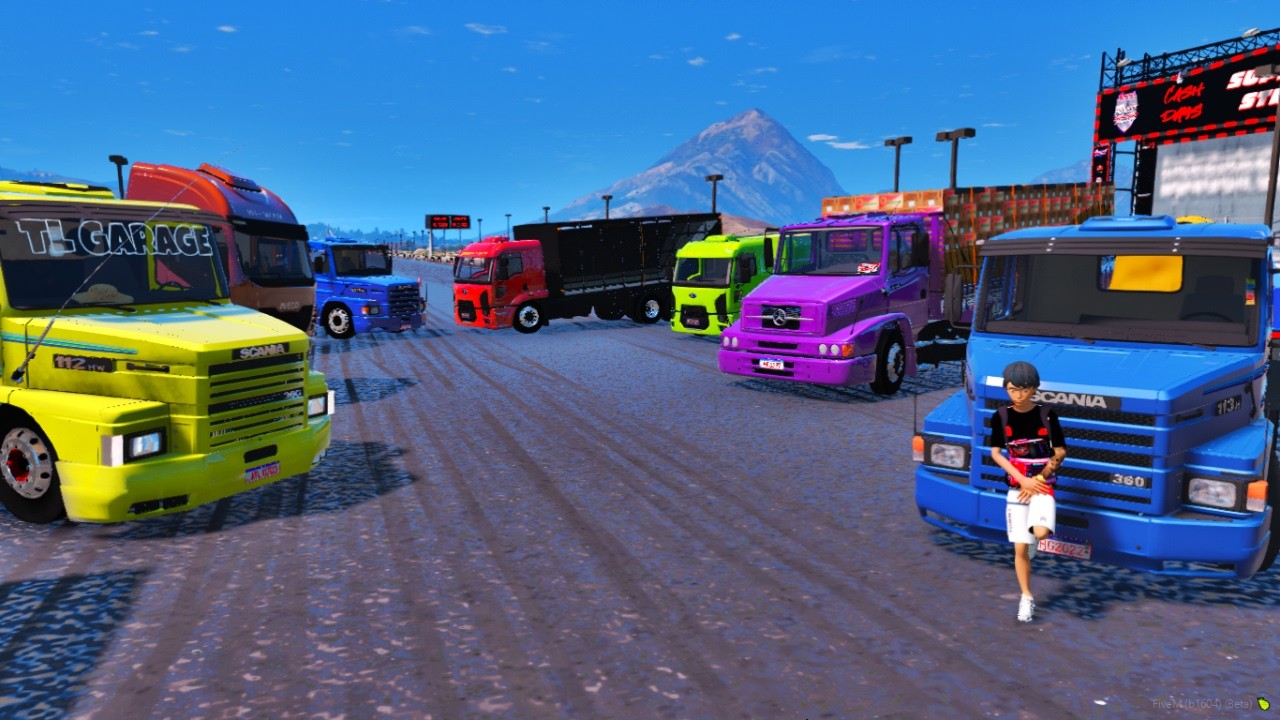 GTA 5 VIDA DE CAMIONEIRO: FUI EM UM EVENTO DE CAMINHÃO QUALIFICADOS