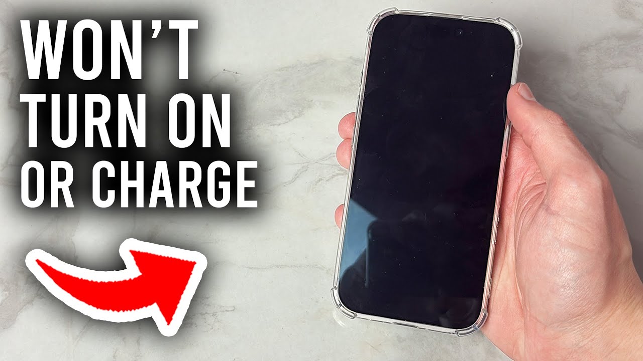 iPhone Won't Turn On, Won't Charge & Black Screen - Fixed