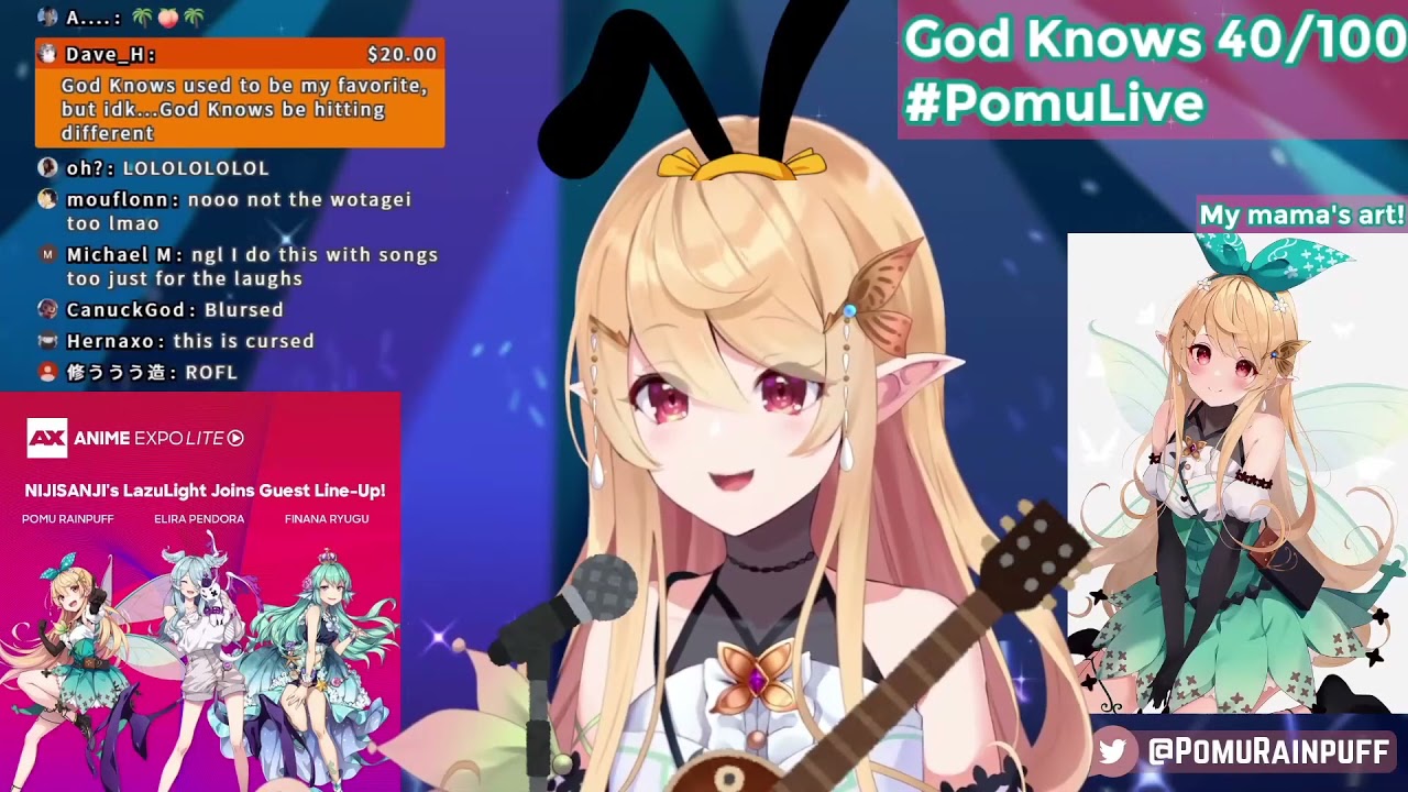 Pomu sings 