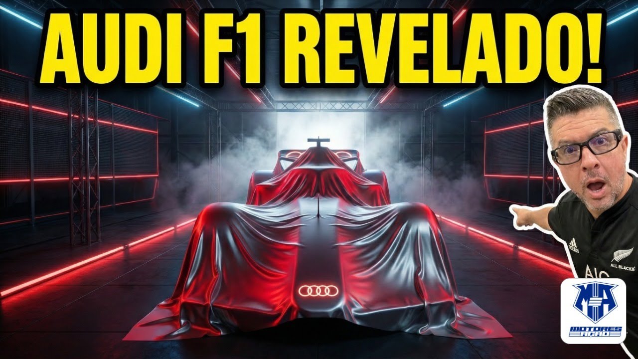 🚨 A BOMBA DA AUDI! Veja o Novo Carro da F1 2026 e a Chance de Ouro de Bortoleto (Ao Vivo) 📱