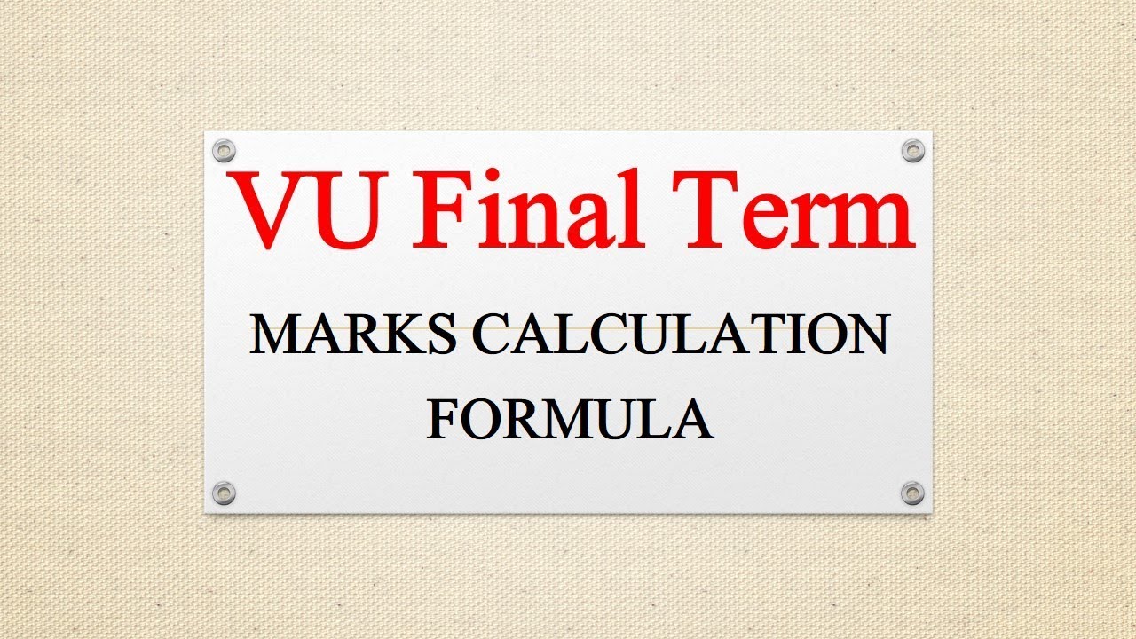 VU CGPA Calculator Final Relative Grading Calculation