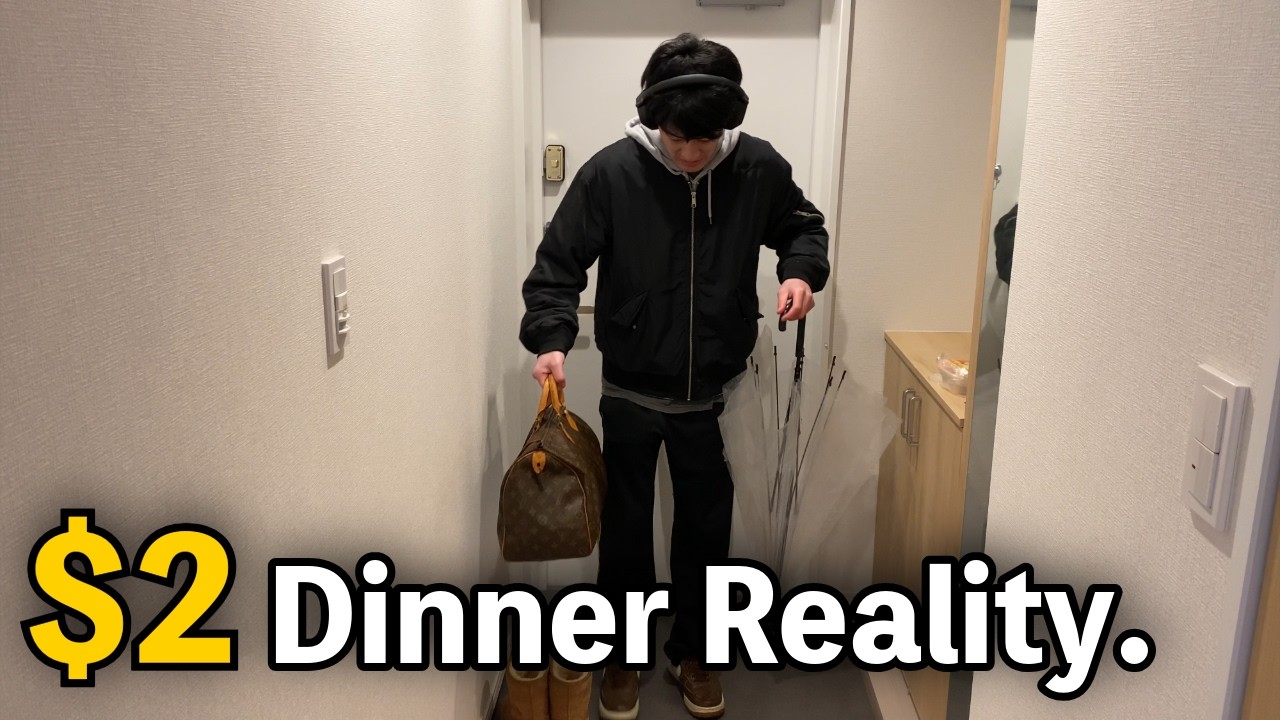 The Reality of a $2 Dinner in Tokyo (Unemployed at 23) 🇯🇵 My Short Escape is Over.