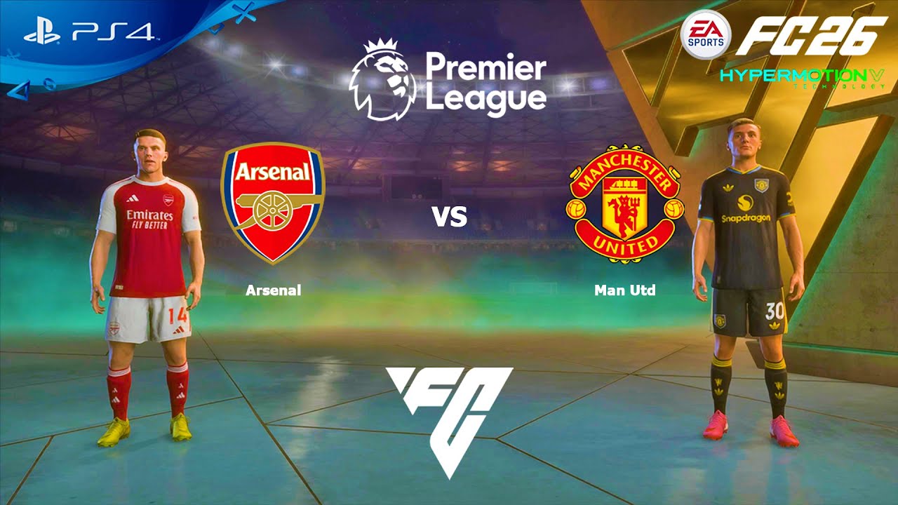 FC 26 PS4 - Arsenal vs Manchester United | Premier League 25/26