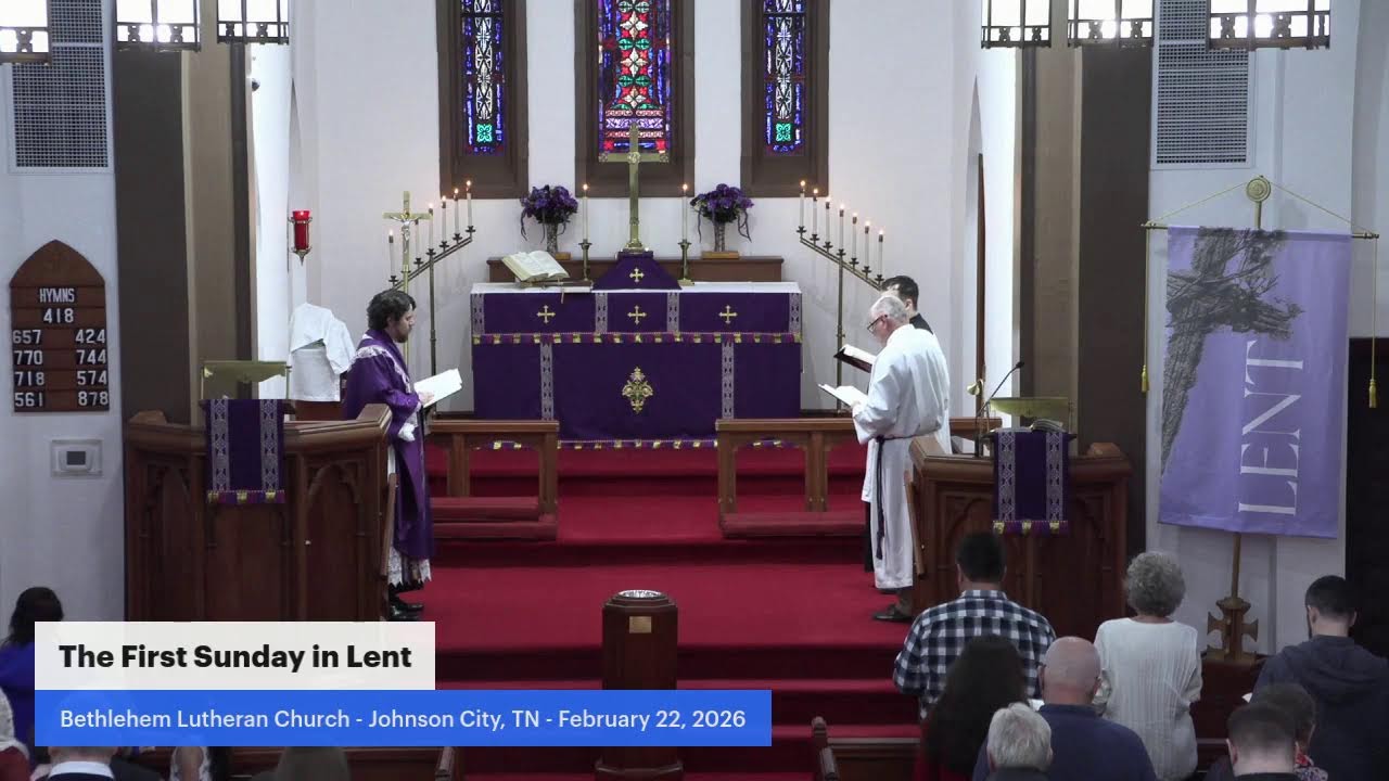 The First Sunday in Lent - February 22, 2026