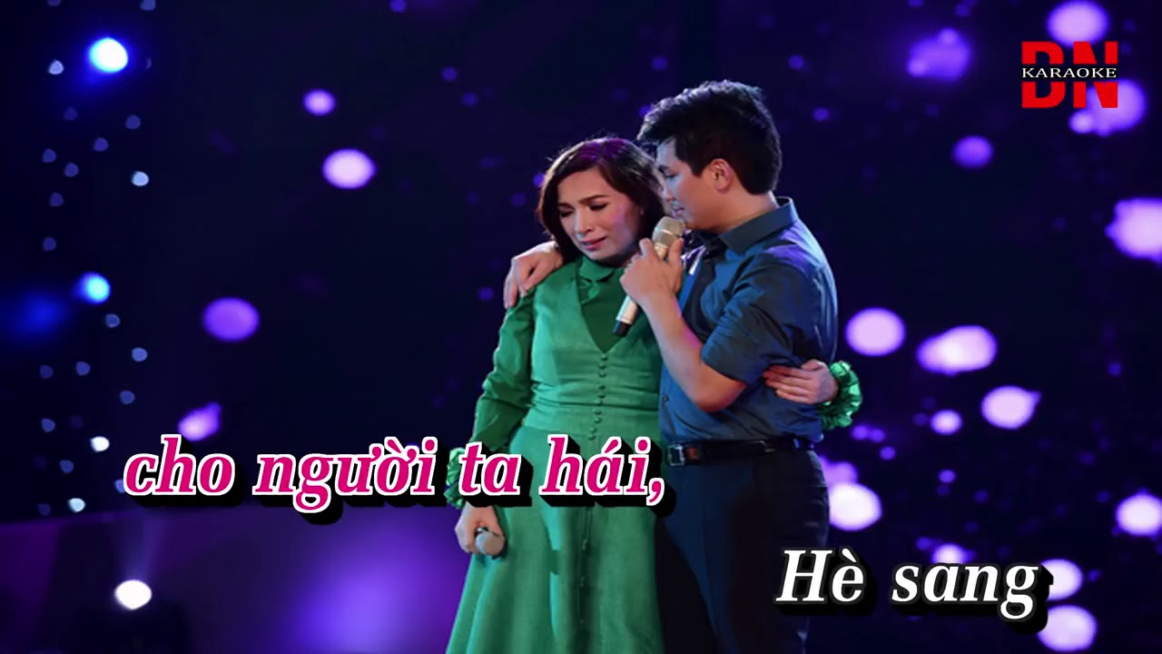 karaoke nhac gốc Tân Cổ Phận Gái Thuyền Quyên   Phi Nhung & Mạnh Quỳnh  Karaoke    Beat Chuẩn   720p