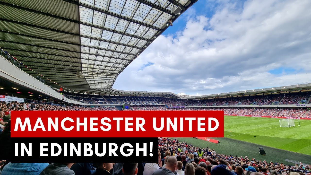 Manchester United v Lyon at MURRAYFIELD STADIUM in EDINBURGH