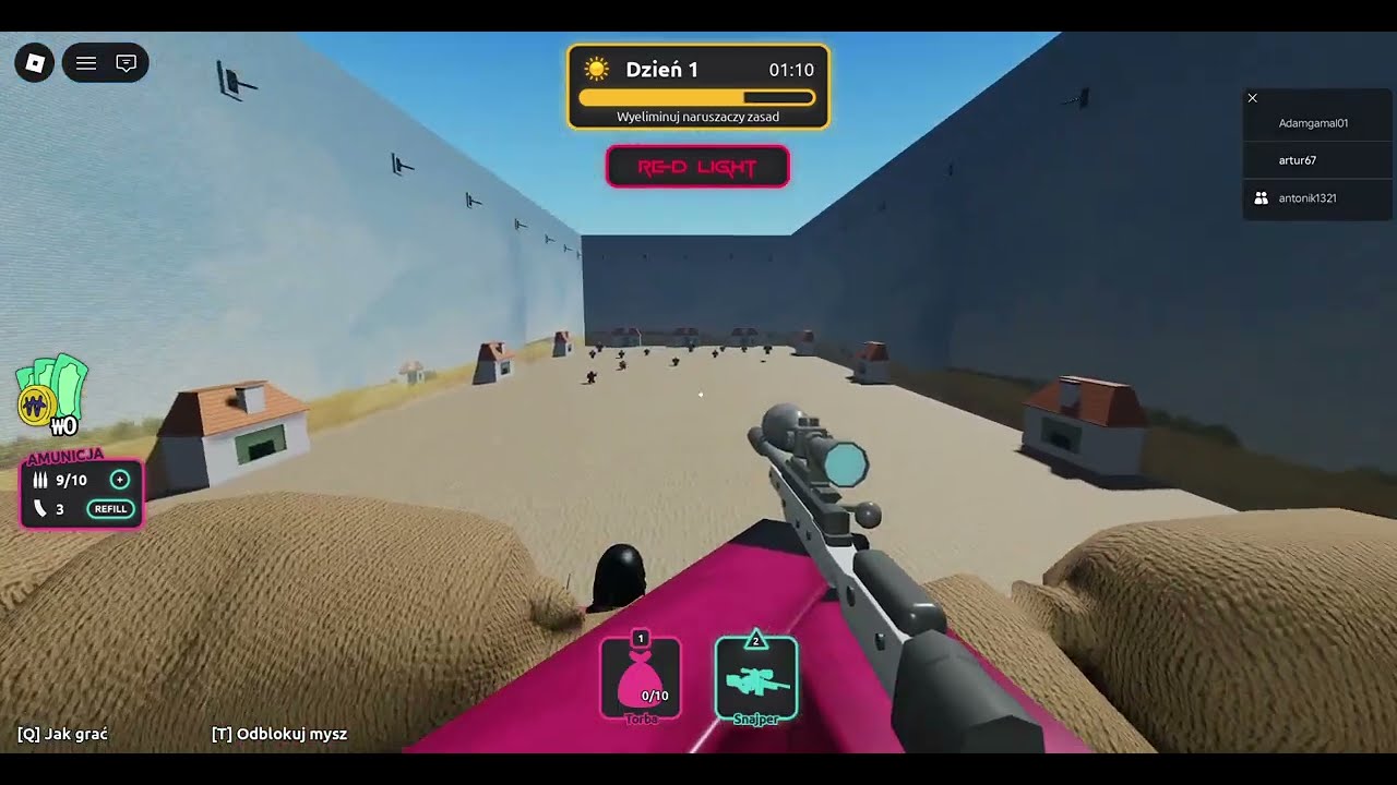 strzelam ze snajperki w roblox