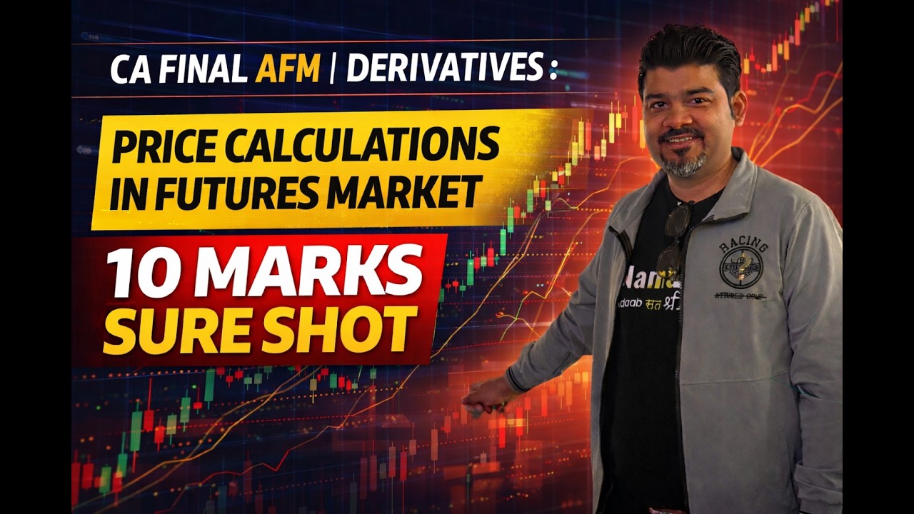 Derivatives : Calculations for Futures Pricing By CA Sankalp Kanstiya