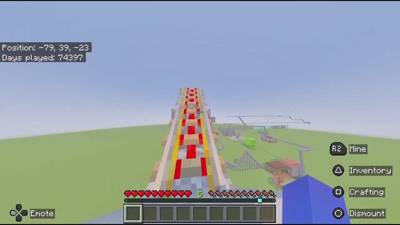 View of my world! On a rollercoaster!