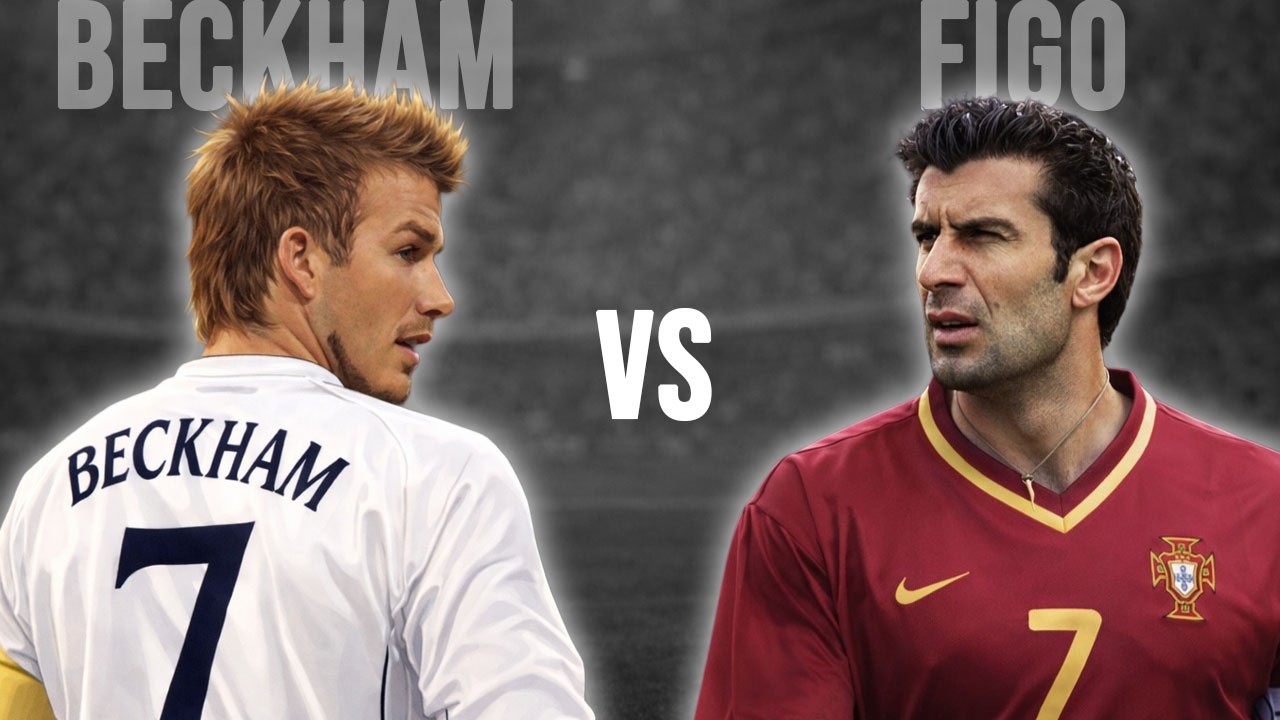 David Beckham vs Luis Figo | Full Career Stat Battle