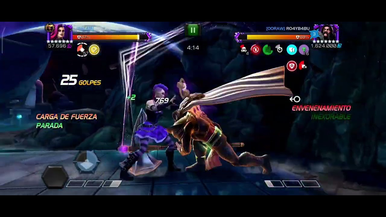 Nico Minoru vs Serpiente en Guerras de Alianza , MCOC