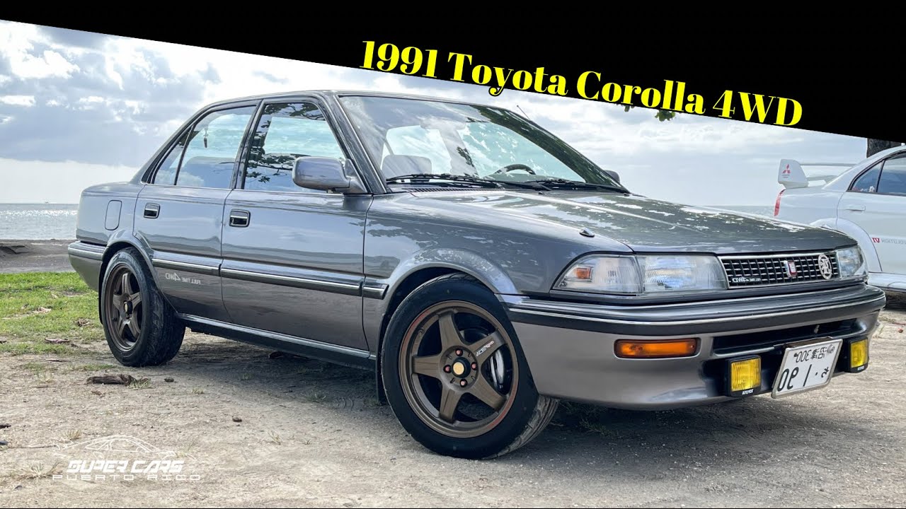 1991 Toyota Corolla 4WD - TEST DRIVE - Review en Español