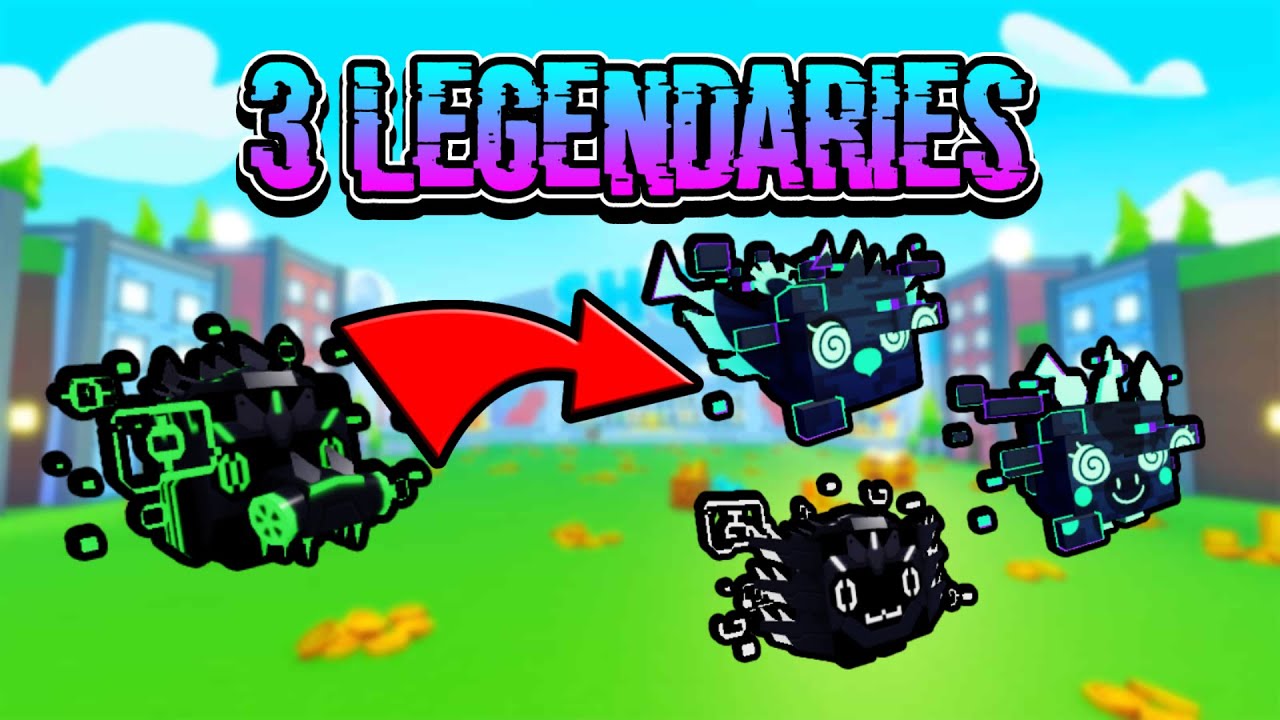 Fusing Method for 3 New Legendaries in Glitch Update Pet Simulator X (Using only Haxigator)