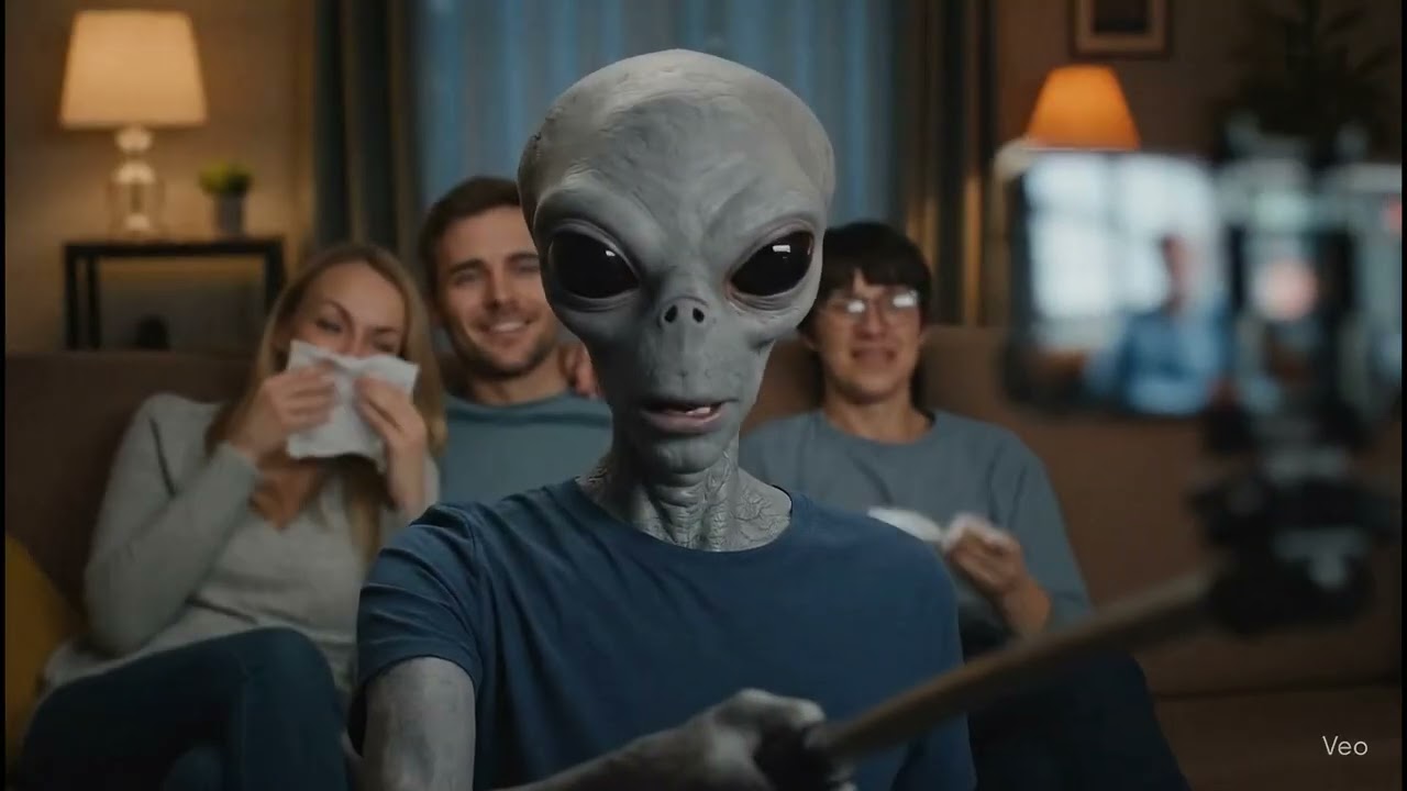 AlienVlogz - The Greys Are Here | Veo 3