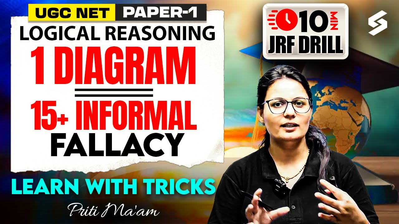 Logical Reasoning UGC NET Paper 1 |10 Fallacy In 10 Mins | UGC NET Paper 1 LR By Priti Ma'am