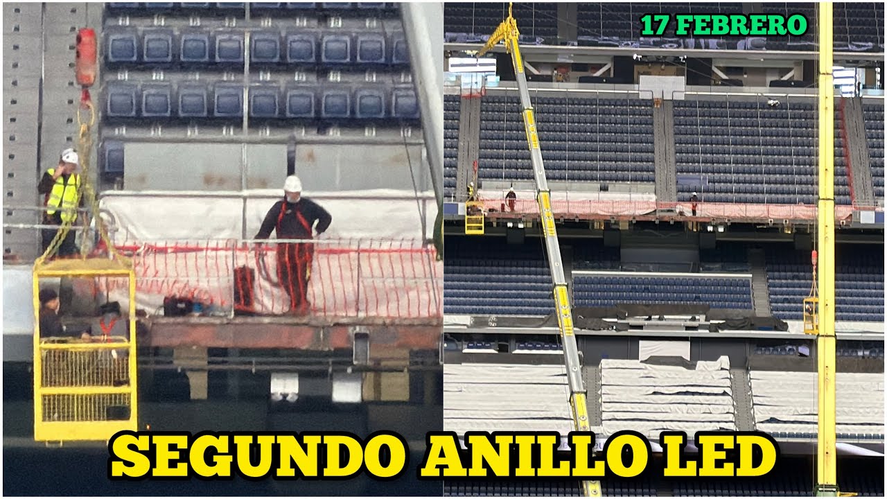 🚨 NO AMPLIARÁN AFORO ⚠️ OBRAS del SANTIAGO BERNABÉU (17 febrero 2026)