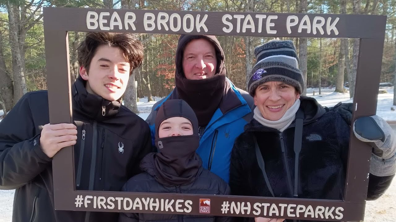 NH State Parks First Day Hike: Bear Brook State Park: Allenstown NH