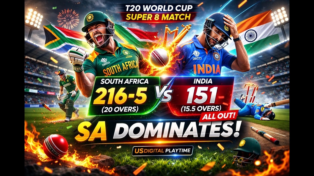INDIA COLLAPSE! 😱 South Africa 216 Destroys India | Cricket 26 Xbox Series X