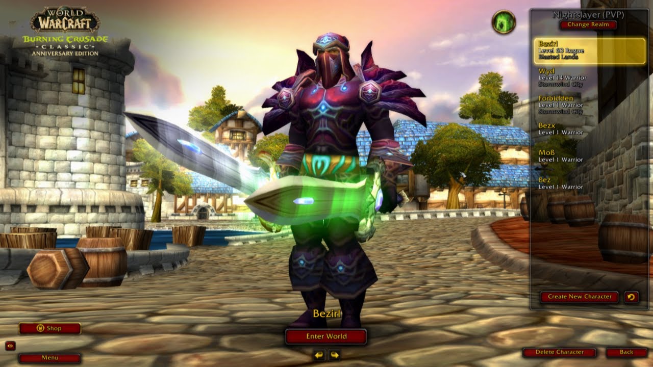 WoW Classic 70 Human Rogue...The Burning Crusade Anniversary