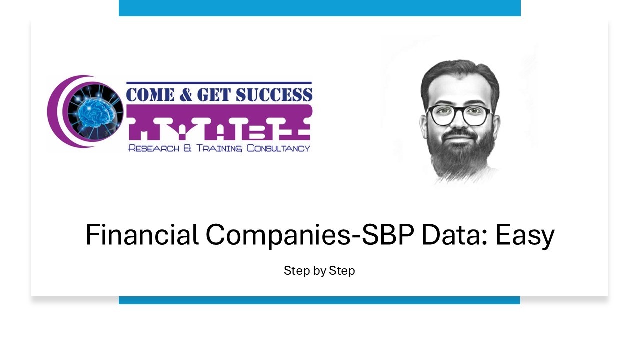 Data of Financial Firms from State Bank of Pakistan | How to Access & Use Sector Data